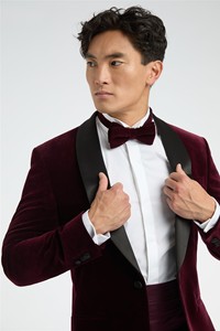 Blazer de Luxe en Velours pour <span class=keywords><strong>Homme</strong></span> 2026 – Nouvelle Tendance, <span class=keywords><strong>Veste</strong></span> en Velours Satiné pour Marié avec Pantalon à Boutonnage Simple, Costume de Mariage <span class=keywords><strong>Homme</strong></span>, <span class=keywords><strong>Smoking</strong></span> - Product Image 3