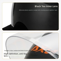 Casque de moto intégral avec visière solaire, double lentille, anti-buée, pour toutes les saisons, pour la conduite quotidienne et le tourisme, vente chaude