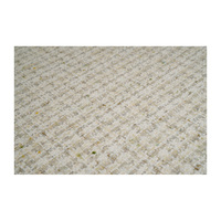 Hochwertiger Koreanischer Fancy Tweed Stoff Weiß-Pistazie-Braun Bouclé Strukturierter Fancy-Webstoff OEM & ODM Maßgefertigtes Gewebtes Textil