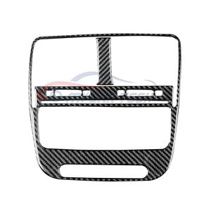 Para <span class=keywords><strong>Dodge</strong></span> <span class=keywords><strong>Grand</strong></span> <span class=keywords><strong>Caravan</strong></span> 2011-2020, Panel de Control central, Panel de ventilación, cambio de marchas, cubierta embellecedora de fibra de carbono - Product Image 2