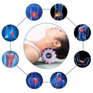 Pelota de espuma EVA con forma de cacahuete: Ideal para masajes de cuello, pies y cuerpo completo para relajar los músculos y aliviar la tensión. - Product Image 4