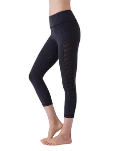 2020 Custom Design Frauen Yoga Legging Strings verfügen über Fitness studio Workout Yoga Strumpfhosen Sport Capri hose