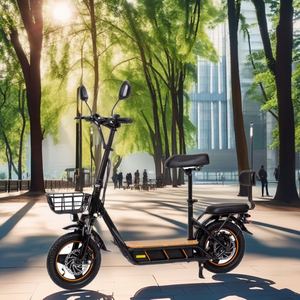 Vente flash : Trottinette à grandes roues avec siège pour adulte, 500W 48V, trottinette électrique Kukirin C1 PRO - Product Image 2