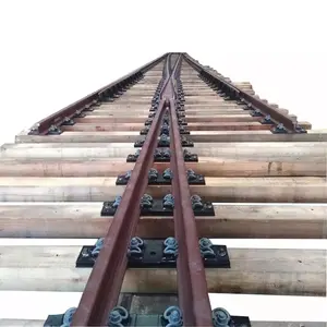 China Supplier 600mm Gauge Turnout And Crossings Railroad Tie Fasteners Rail Switch With Certification