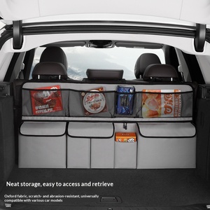 Accessoires de voiture, sacs de rangement suspendus pour siège arrière et coffre en tissu Oxford - Product Image 1