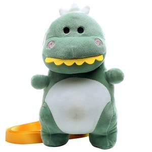 Petit sac à dos bandoulière pour garçons et filles, en peluche super douce, motif <span class=keywords><strong>dinosaure</strong></span>, anti-stress, rembourrage en coton PP, sac à bonbons, lavé, Halloween, 14 ans et plus - Product Image 5