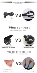 EURO CEE7/7プラグIECc15コネクタヨーロッパ3ピンプラグ電源コードeu電源コードc15 - Product Image 5