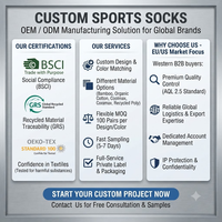 Chaussettes de sport Cmax haute performance avec soutien de la voûte plantaire, chaussettes de course en gros, chaussettes de sport sans couture pour la gym