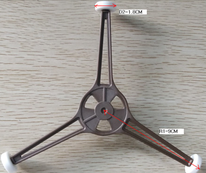 Four À <span class=keywords><strong>micro</strong></span>-ondes triple platine support/support-triple bras - Product Image 2