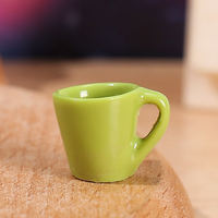 Breloques miniatures en résine pour tasses, personnalisables avec logo et motif, accessoires décoratifs faits main pour tasses en résine, vente en gros