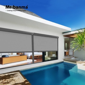 Bên ngoài rèm cửa ngoài trời Patio màn hình mặt trời bảo vệ hệ thống với ban công - Product Image 6