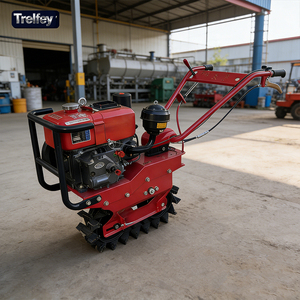 Motoculteur <span class=keywords><strong>agricole</strong></span> durable à chenilles avec poignée pliable 4,0 kW pour serres et terrains en pente - Product Image 4