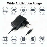 Adaptateur secteur mural personnalisable AC-DC 12V 2A avec prise EU, alimentation à découpage pour éclairage LED et caméra CCTV