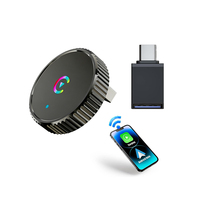 Beneworld BW-W60 Caja Inteligente Portátil con Carplay y Android Auto, Adaptador USB Tipo-C para Automóviles, Compatible con la Mayoría de los Vehículos