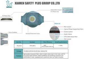 <span class=keywords><strong>Masque</strong></span> <span class=keywords><strong>respiratoire</strong></span> <span class=keywords><strong>FFP2</strong></span> NRD avec valve <span class=keywords><strong>de</strong></span> soudage, <span class=keywords><strong>protection</strong></span> contre les particules, fourni directement par le fabricant - Product Image 5