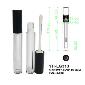 Thick Wall 3.5 ml Custom Empty Lip Gloss Tubes Plastic PETG/AS Liquid <b>Lipstick</b> Containers <b>Customized</b> Color Lipgloss Makeup - Product Image 2
