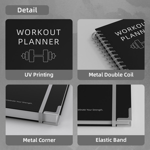 Tùy Chỉnh Xoắn Ốc Trọng Lượng Giảm Cân Phù Hợp Với Cuốn Sách Nhật Ký Tập Thể Dục Kế Hoạch Với Hộp - Product Image 2