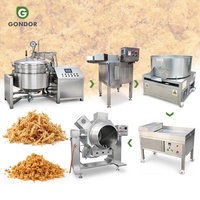 Machine de production de viande séchée et déchiquetée pour la préparation de plats sautés (porc, poulet, poisson)