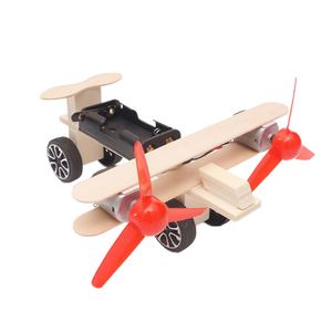 Avion à Propulsion élastique En Bois De Balsa – Kit à Construire, Planeur Manuel, Jouet STEM Plein Air