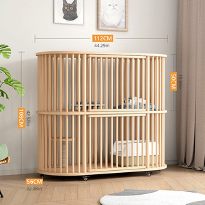 บ้านแมวไม้จริงสองชั้น บ้านแมวอเนกประสงค์ เฟอร์นิเจอร์สำหรับแมวขนาดกลาง - Product Image 2