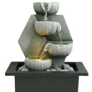 Fuente <span class=keywords><strong>de</strong></span> Feng Shui para decoración del hogar, cascada <span class=keywords><strong>de</strong></span> 3 niveles con bola <span class=keywords><strong>de</strong></span> cristal, artesanías <span class=keywords><strong>de</strong></span> resina, fuente <span class=keywords><strong>de</strong></span> <span class=keywords><strong>agua</strong></span> interior <span class=keywords><strong>de</strong></span> mesa - Product Image 1