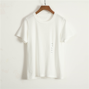 Tshirts de couleur personnalisés bon marché Fabricants de vêtements pour femmes <span class=keywords><strong>T</strong></span>-shirts d'outre-mer <span class=keywords><strong>T</strong></span>-shirts vierges - Product Image 2