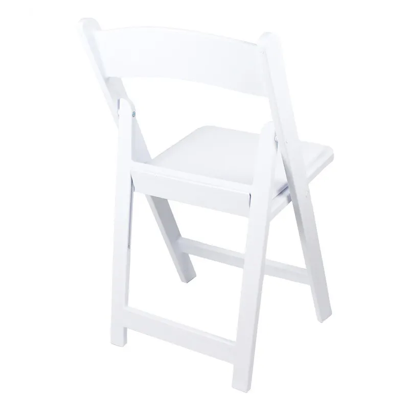 durable custom portable Strong metal frame vinyl cover faux plastic padded dining chair folding chair