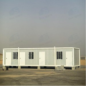 Rumah Kontainer Baja Prefab 20ft 2 Kamar Tidur, Apartemen Modular Lepas Pasang Desain Industrial Buatan Cina - Product Image 2