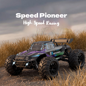 Coche de Control Remoto RC 1:16 4x4, Modelo de Juguete con Motor de Escobillas, Alta Velocidad de 35KM/H, 4 Canales, Alcance de 80m, Construcción Metálica Experta - Product Image 3