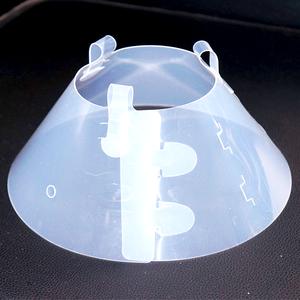 Kerah elizhan untuk pemulihan hewan peliharaan plastik kerah anjing dan kucing dengan pola cetak dan syal dekorasi kerah Kesehatan Hewan Peliharaan - Product Image 4