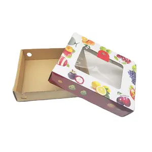 Фруктовая гофрированная картонная коробка по хорошей цене, упаковочные коробки для авокадо, упаковочные коробки для продуктов и напитков, бумажная Fruit-l1