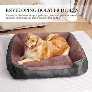 Cat <strong>Bed</strong> Fluffy Plush Double-Layer Soft <strong>Pet</strong> Couch Orthopedic Sofa Nest <strong>Beds</strong> for Small Cats and Dogs - Product Image 1