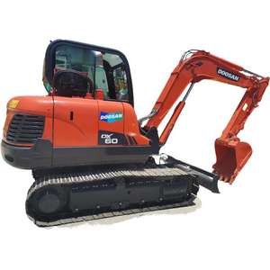 Excavatrice d'occasion de 6 tonnes diesel Excavatrice DooSan DX 60 Acheter Excavatrice à vendre creuser ancienne en vente - Product Image 1