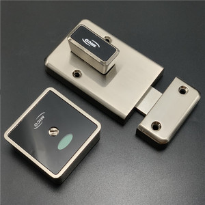 MICO Thickened Public <b>Toilet</b> Separator Hardware <b>Accessories</b> with Handles Indicator Locks - Product Image 2