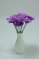 Bunga Gerbera Daisy Pelangi Ceria M1038, Bunga Kertas Buatan Tangan Warna-warni untuk Vas, Buket, Hiasan Tengah Meja, Dekorasi Rumah dan Kantor
