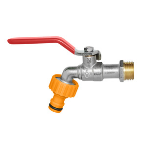 Robinet extérieur Kangweishen 20 mm à poignée unique, débit élevé, connecteur de tuyau d'arrosage pour lavage de voiture et arrosage - Product Image 3