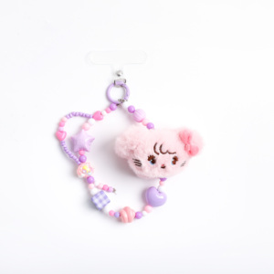 Mikko Boîte aveugle de porte-clés en peluche écologique, breloque de sac de jouet biodégradable zéro déchet, cadeau en gros durable - Product Image 1