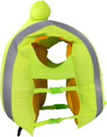 Gilet de sécurité intelligent S70 avec airbag pour chutes de 2 à 9 m, détection de chute en temps réel et système d'alarme SOS pour les travailleurs