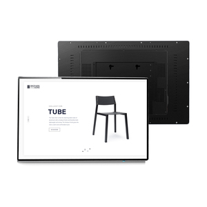 55 inch Android Tablet kiosk hiển thị kim loại trường hợp treo tường kỹ thuật số biển cho esop thị trường chứng khoán quảng cáo cho ngoài trời OEM - Product Image 3