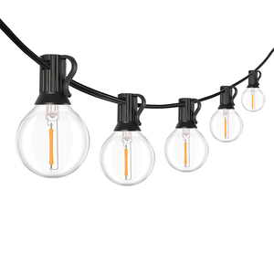 50ft treo 25 shatterproof LED Edison Bóng đèn không thấm nước G40 Globe Bistro <span class=keywords><strong>String</strong></span> Lights cho sân sau - Product Image 3