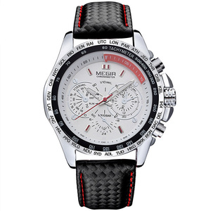 <span class=keywords><strong>MEGIR</strong></span> 1010 Offre Spéciale hommes <span class=keywords><strong>montre</strong></span> de sport ceinture mode décontracté étanche 3 yeux lumineux <span class=keywords><strong>montre</strong></span> à Quartz pour <span class=keywords><strong>homme</strong></span> <span class=keywords><strong>Montre</strong></span> <span class=keywords><strong>Homme</strong></span> - Product Image 3