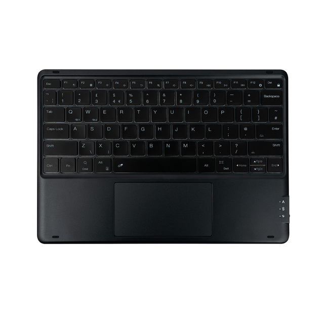 New Hot Sale Factory Wholesale Ultra Thin RGB Backlit USB-C Wireless Keyboard Trackpad 11''-13'' IPad//Surface//TCL
