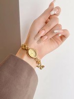 Montre à quartz ovale GEDI pour femme, originale, étanche, cadeau pour femme, montre-bracelet classique rétro pour femme, cadeau pour petite amie, élégance, Reloj