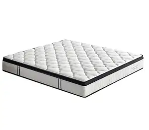 Wholesale Queen King Size Memory Foam Pocket Spring Mattress comfortable bed Independent Pocketed Spring mattress for Bedroom