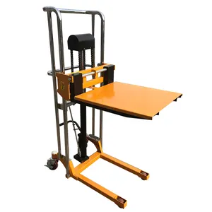 Easy and simple to handle durable in use portable stacker truck to win praise from customers with attractive quality