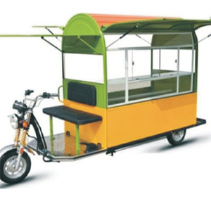 Ba bánh điện thực phẩm Giỏ Hàng Đường phố bán hàng tự động xe di động ăn sáng Snack thực phẩm xe tải Trailer 3 bánh xe - Product Image 2
