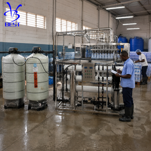 Planta de Ósmosis Inversa Comercial de 6000 L/H, Máquina Industrial de Tratamiento de Agua por Ósmosis Inversa para Estación de Recarga de Agua, Llave en Mano, CE - Product Image 1