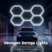 Lampes de plafond LED hexagonales en nid d'abeille portables et étanches à prix abordable pour garage, salle de sport, jardin et hôtel