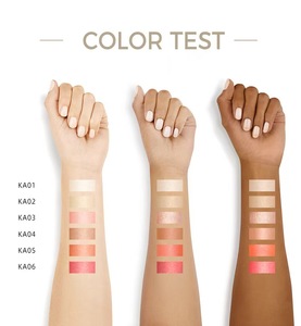 Logotipo personalizado de alta calidad de maquillaje líquido resaltador al por mayor vegano bajo Moq Rosa Mini brillo líquido resaltador - Product Image 2