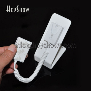 Hình Bầu Dục & Quảng Trường Trắng Điện Thoại Di Động An Ninh Đứng Hiển Thị Từ Chủ Với Kéo Thiết Bị Hot Điện Thoại Di Động Phụ Kiện Kim Loại Cơ Sở - Product Image 3